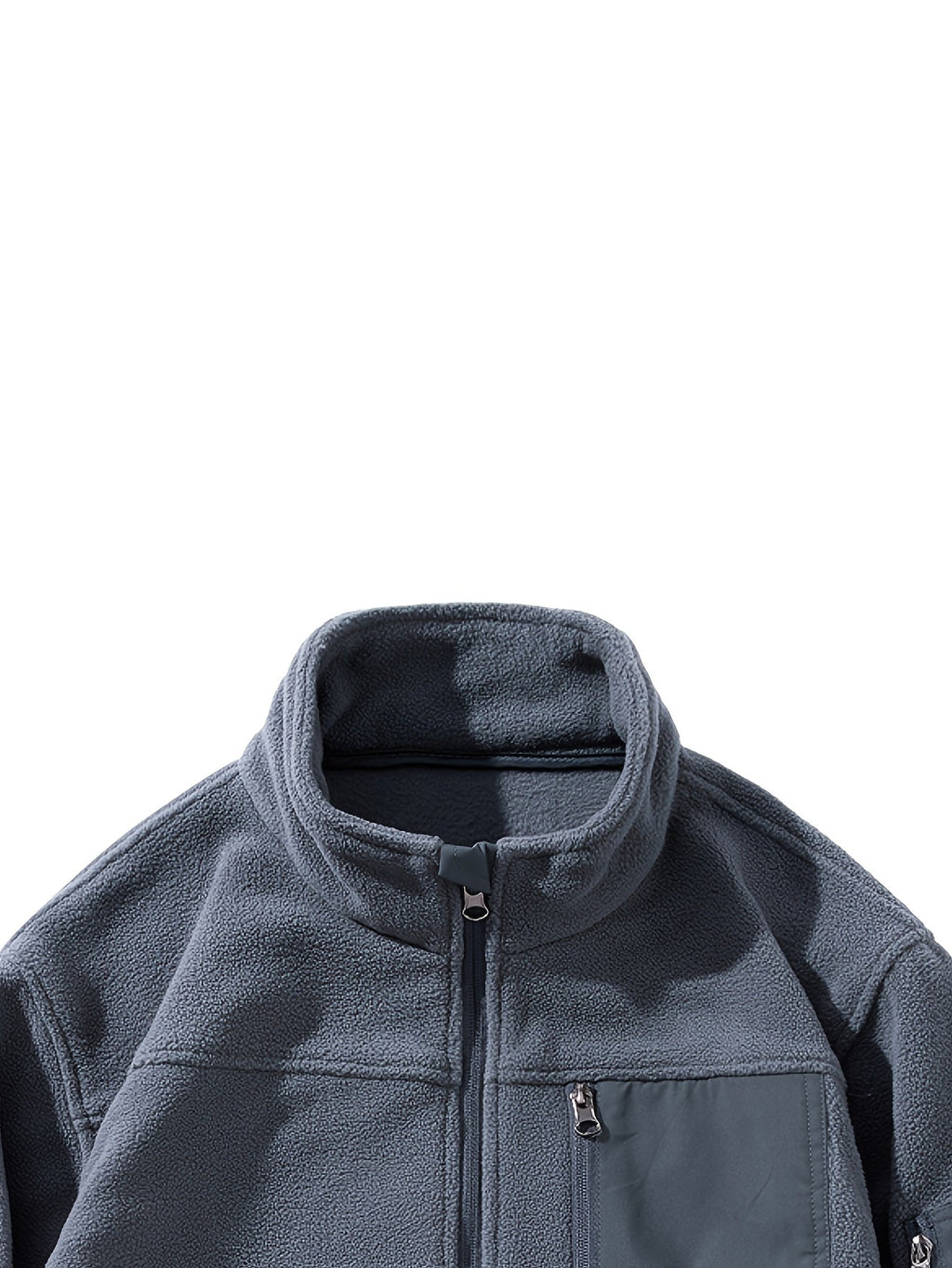 Men's Stand Collar Full-Zip Rugged Outdoor Jacket