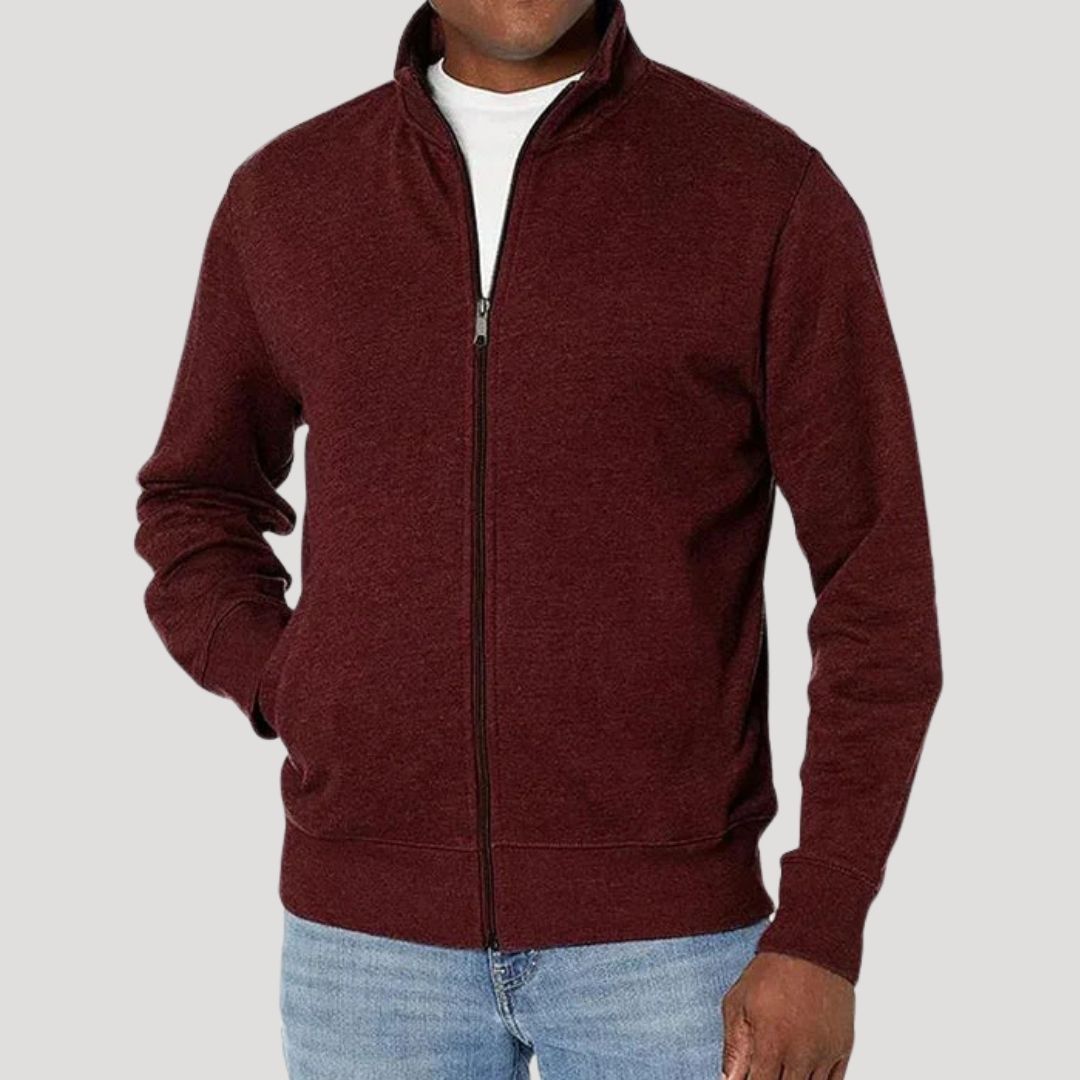 Men's Light Zip Front Casual Coat