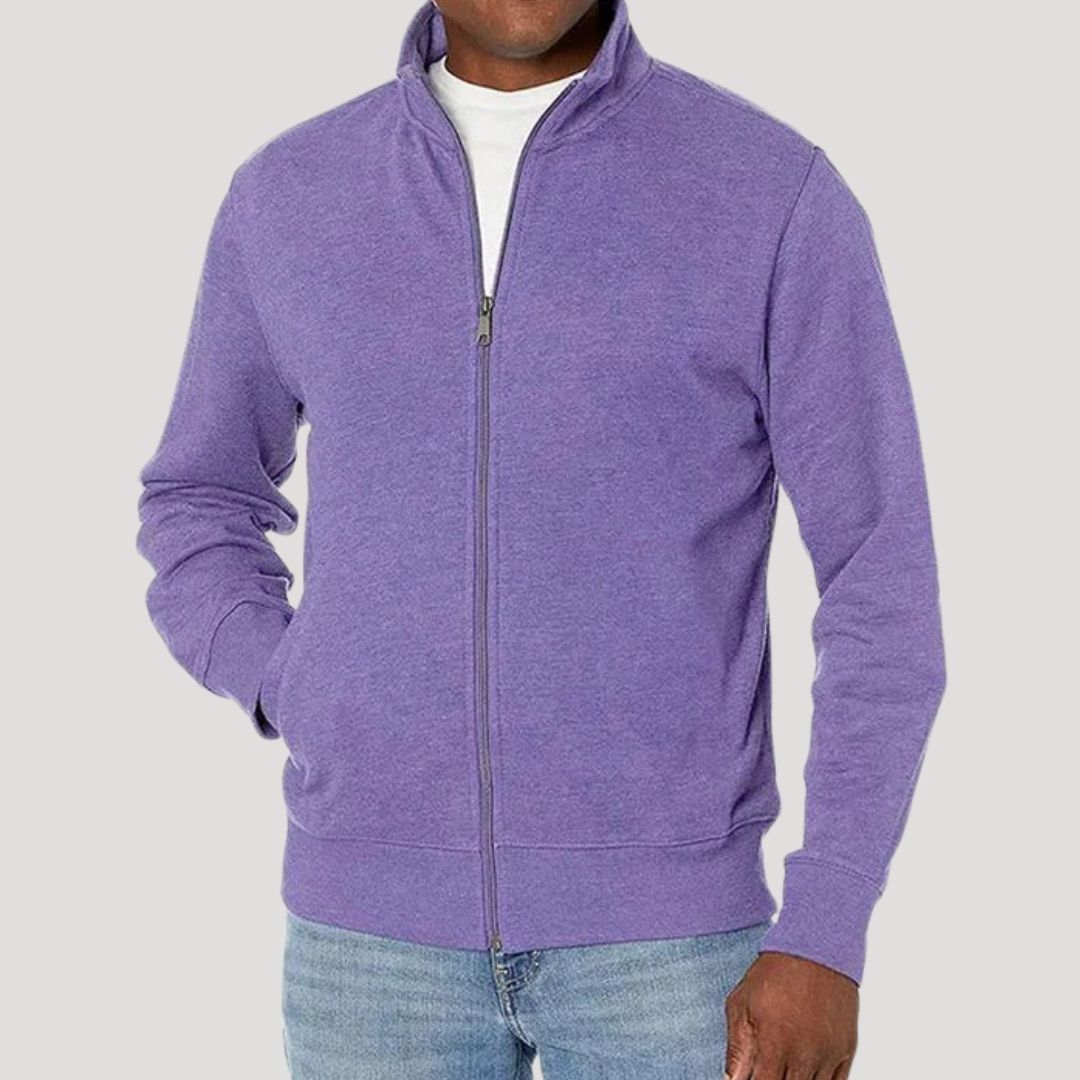 Men's Light Zip Front Casual Coat