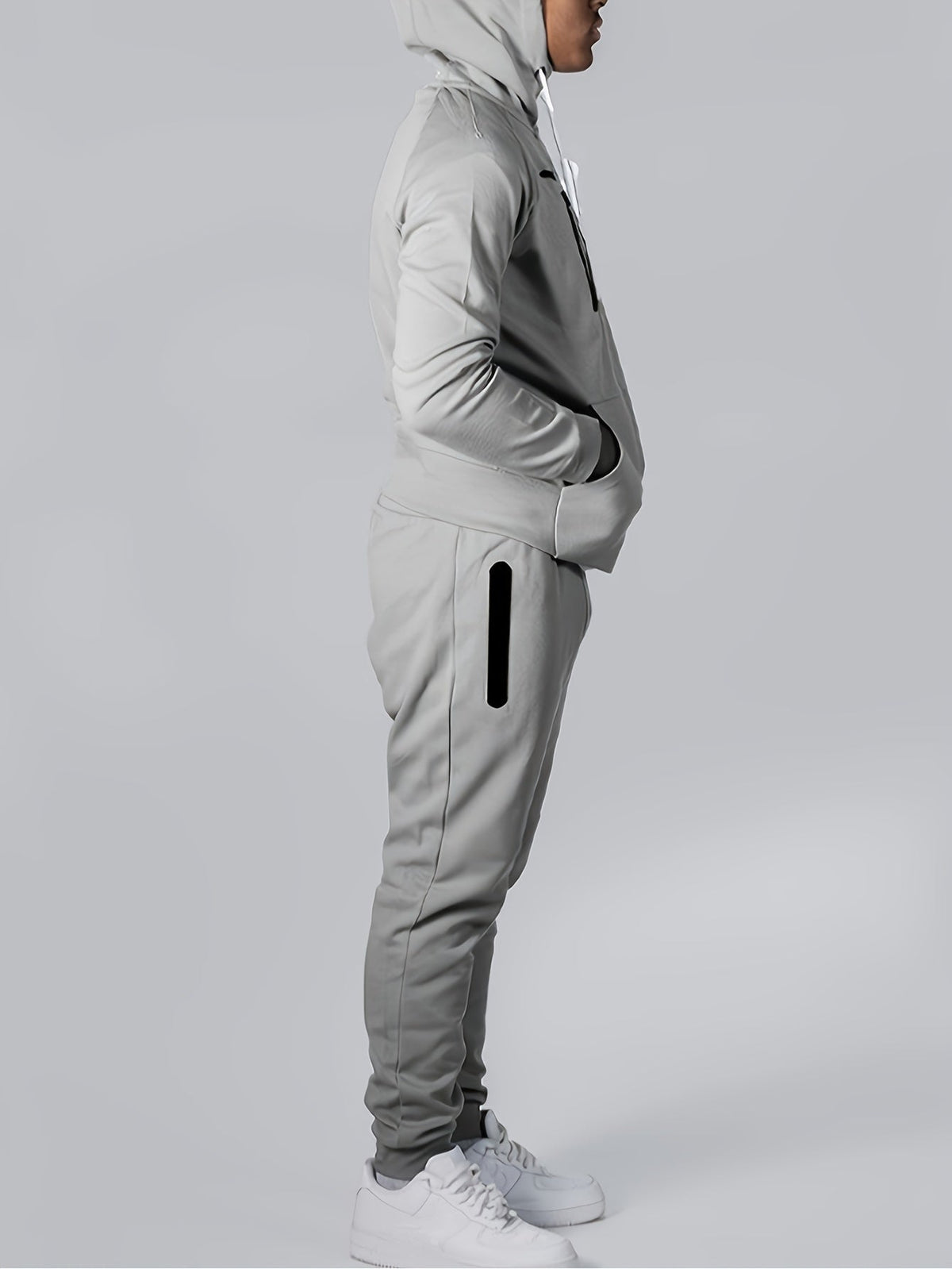 Men's Loose Fit Lightweight Hoodie Jogger Sweatsuit