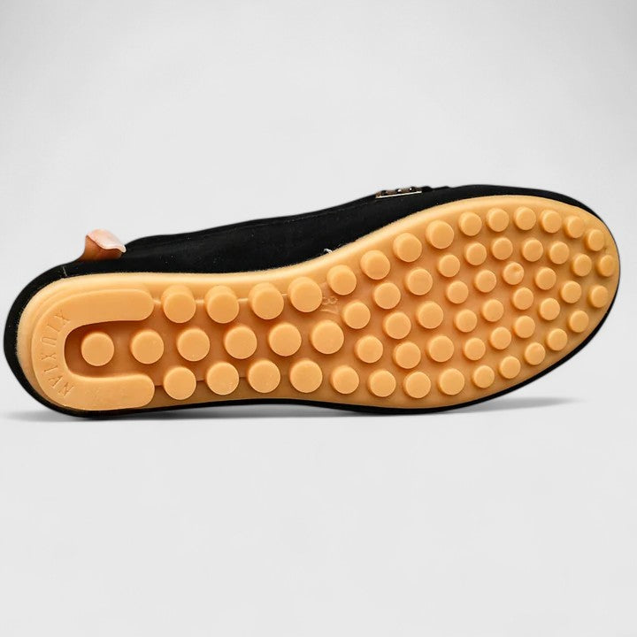 Women's Orthopedic Loafers with Metal Accent Detail