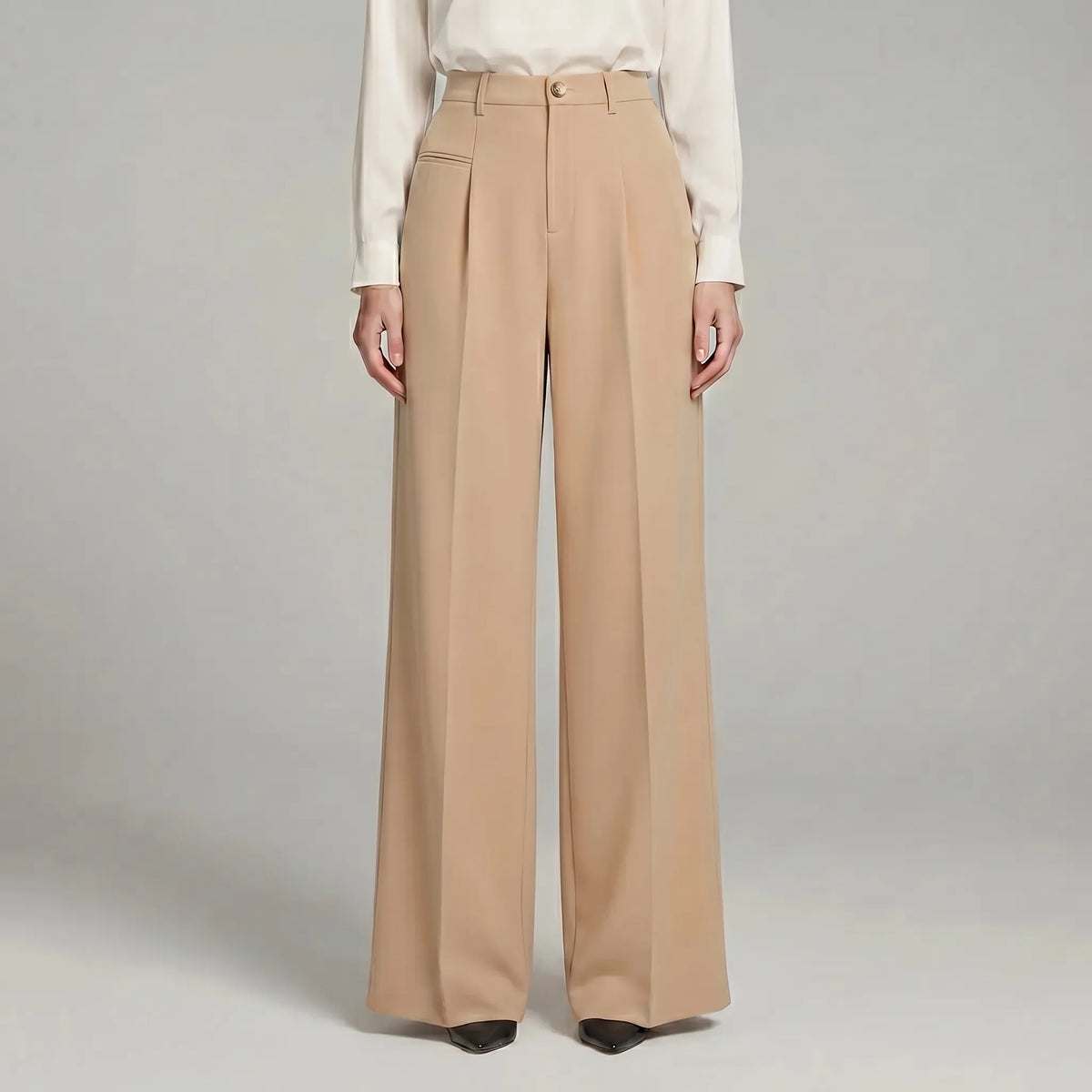Women's Wide-Leg Summer Pleated Palazzo Pants