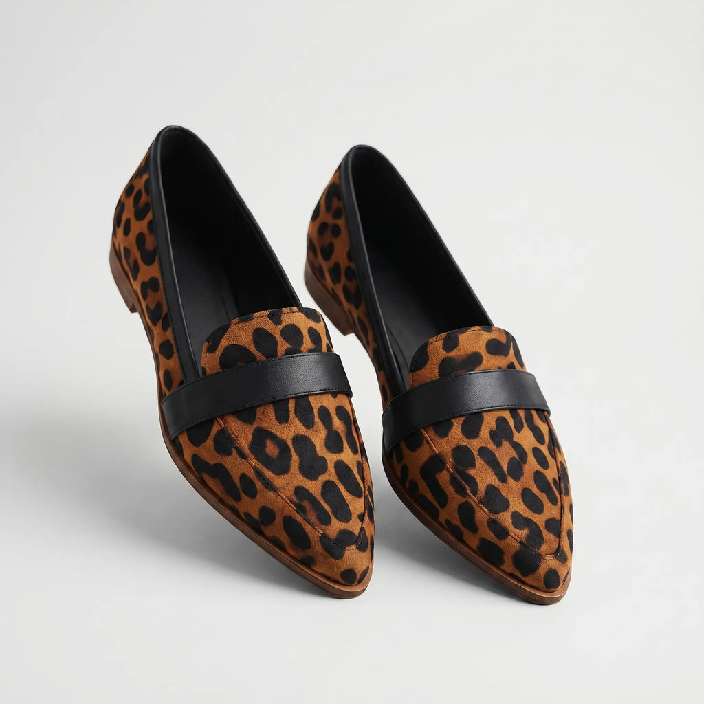 Women's Classic Penny Saddle Strap Pointed Loafers