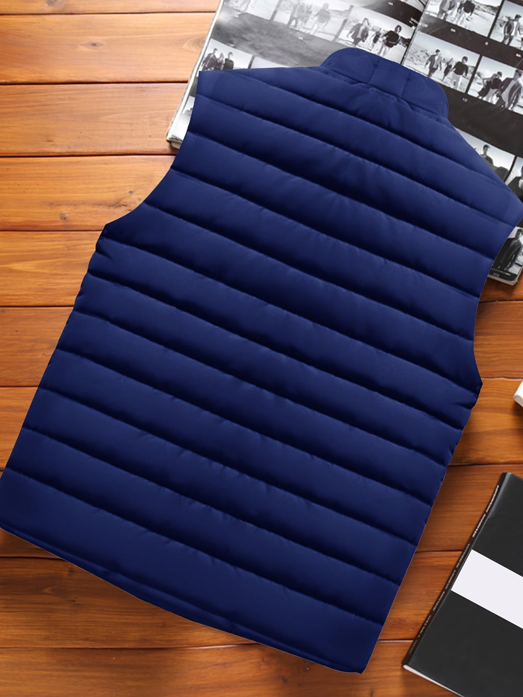 Men's Lightweight Stand-Collar Quilted Gilet Vest