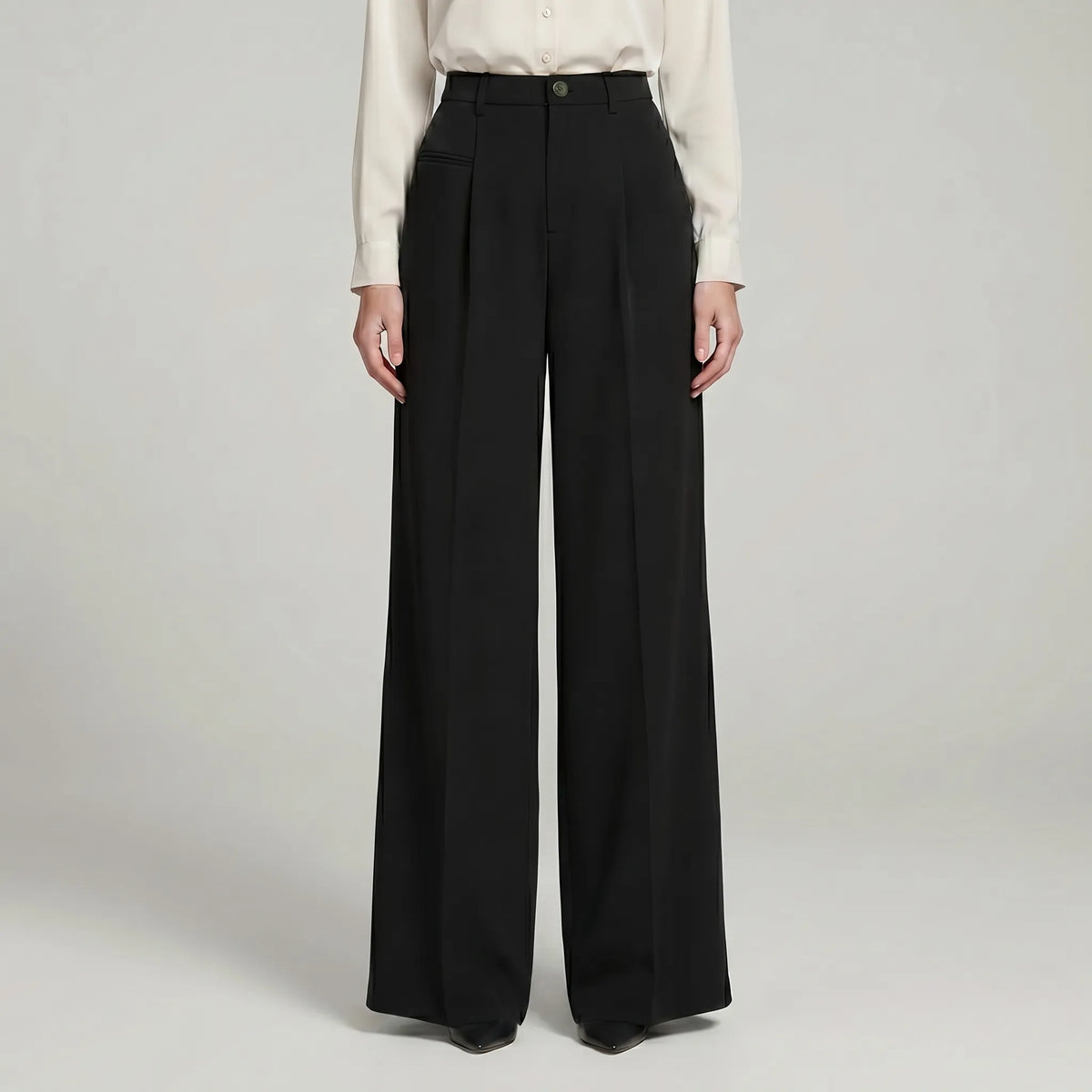 Women's Wide-Leg Summer Pleated Palazzo Pants