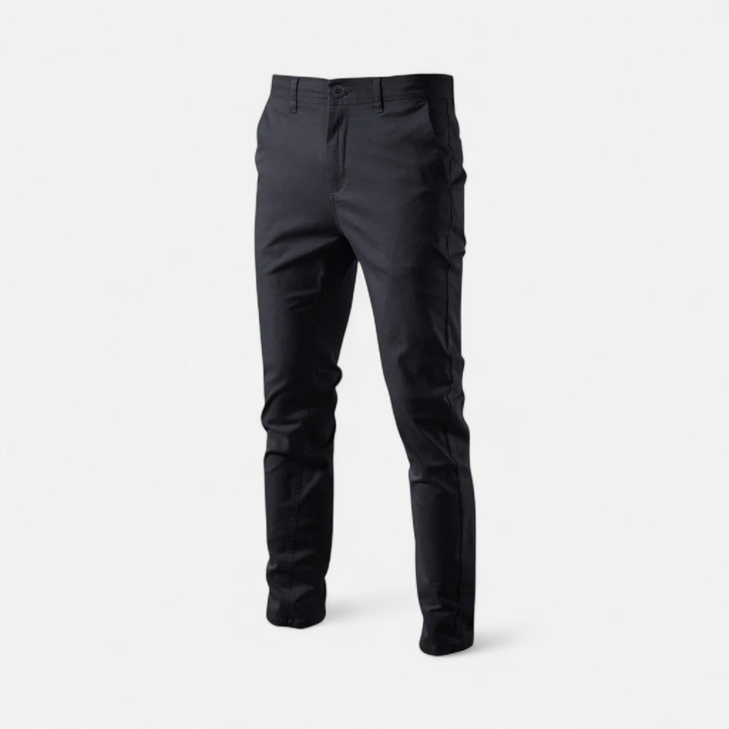 Men's Tailored Cotton Blend Smart Casual Chino Pants