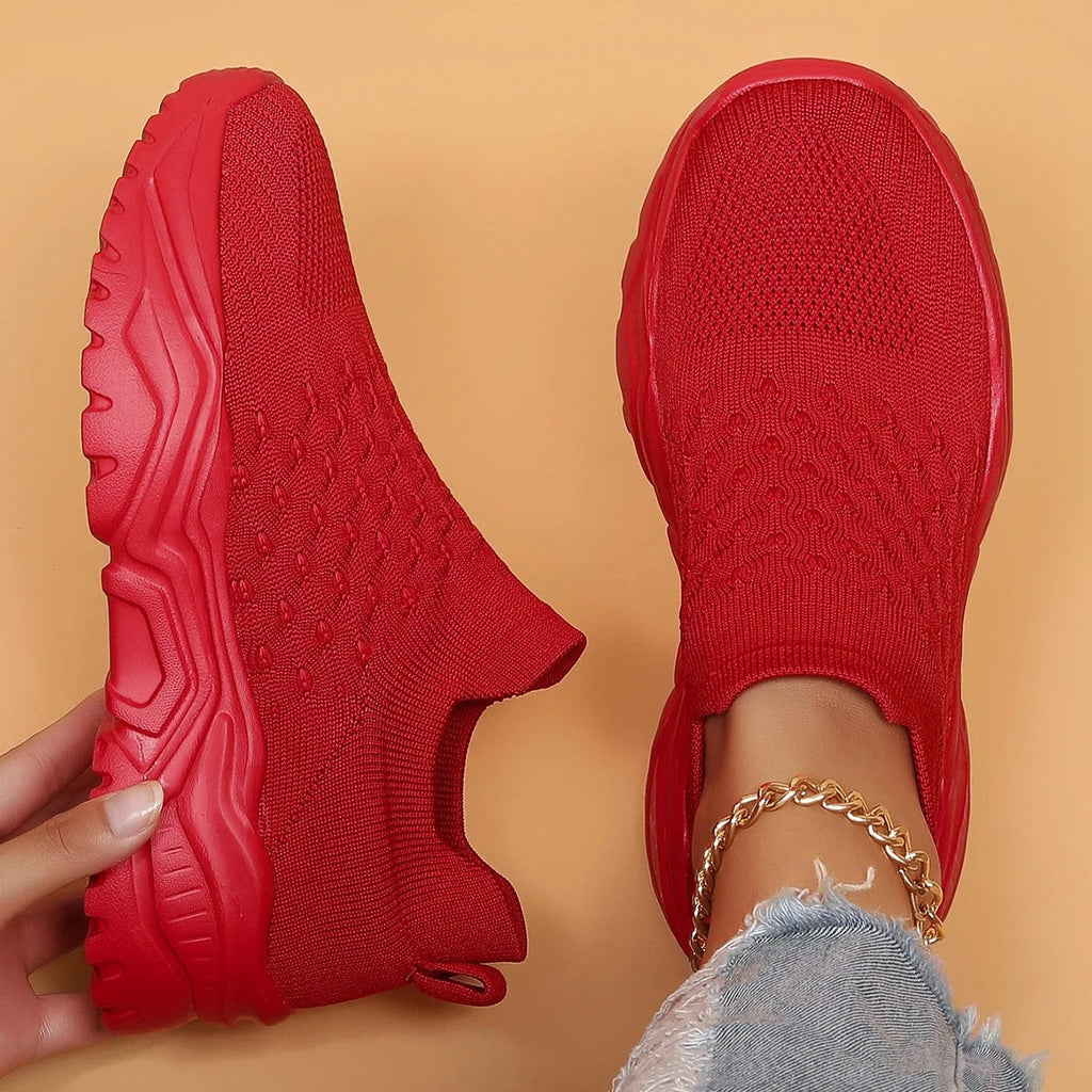 Women's Air Cushion Rounded Toe Orthopedic Walking Shoes