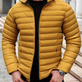 Men's Light Quilted Coat for Cool Weather Layering