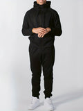 Men's Loose Fit Lightweight Hoodie Jogger Sweatsuit