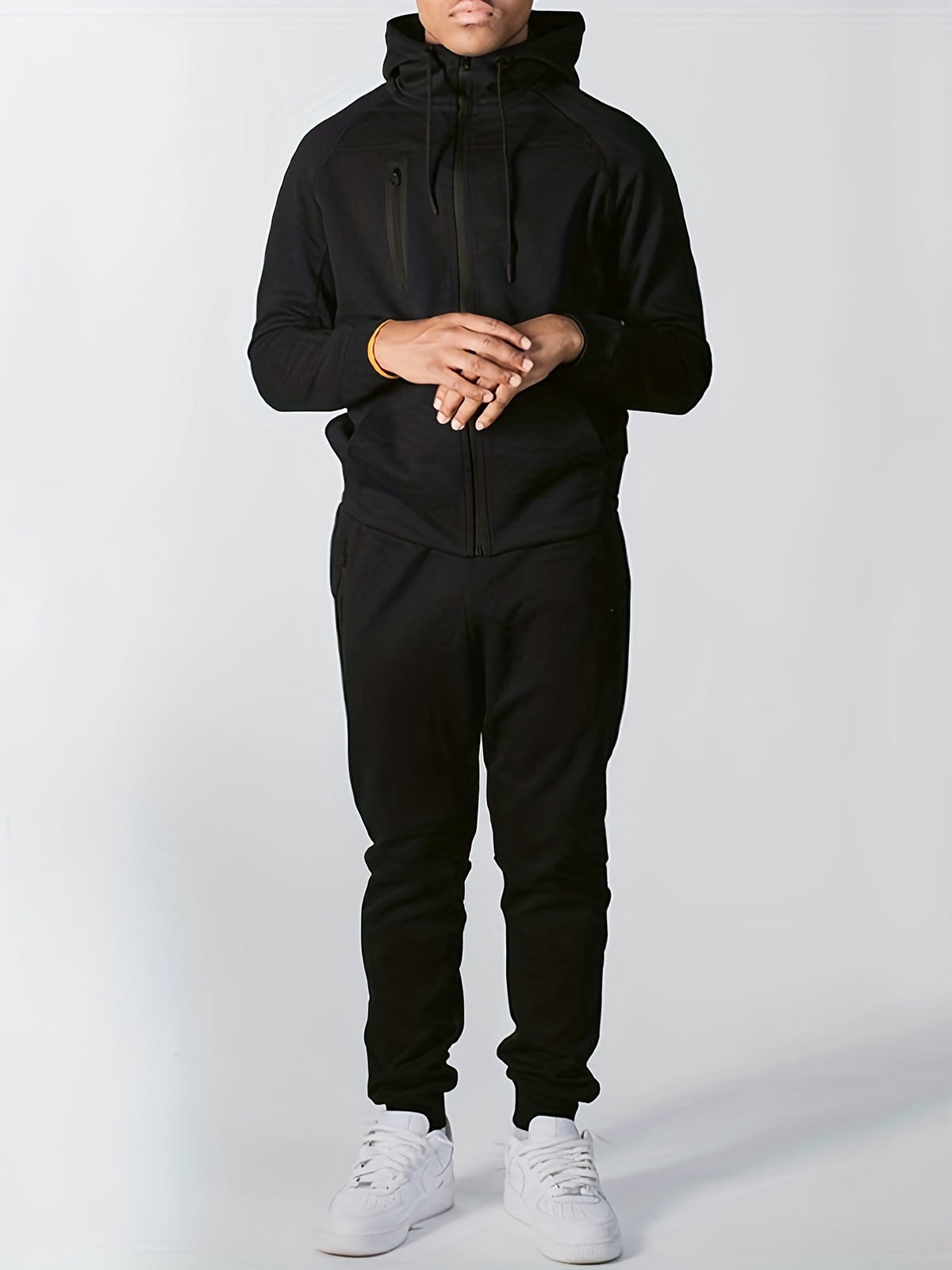 Men's Loose Fit Lightweight Hoodie Jogger Sweatsuit