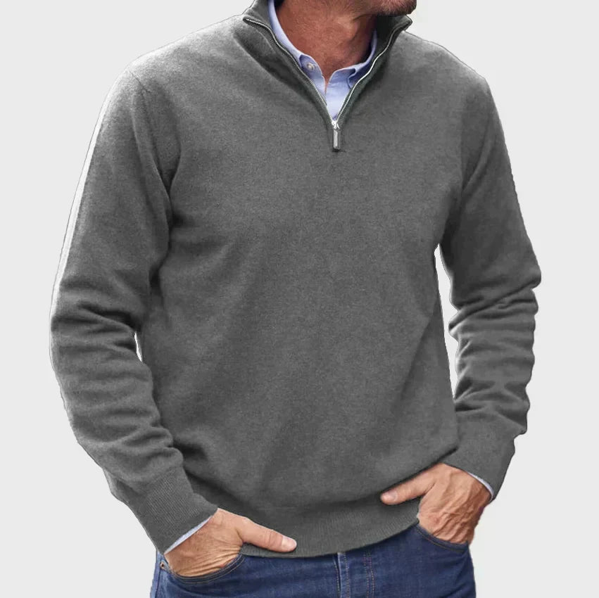 Men's Office to Weekend Quarter Zip Knit Pullover