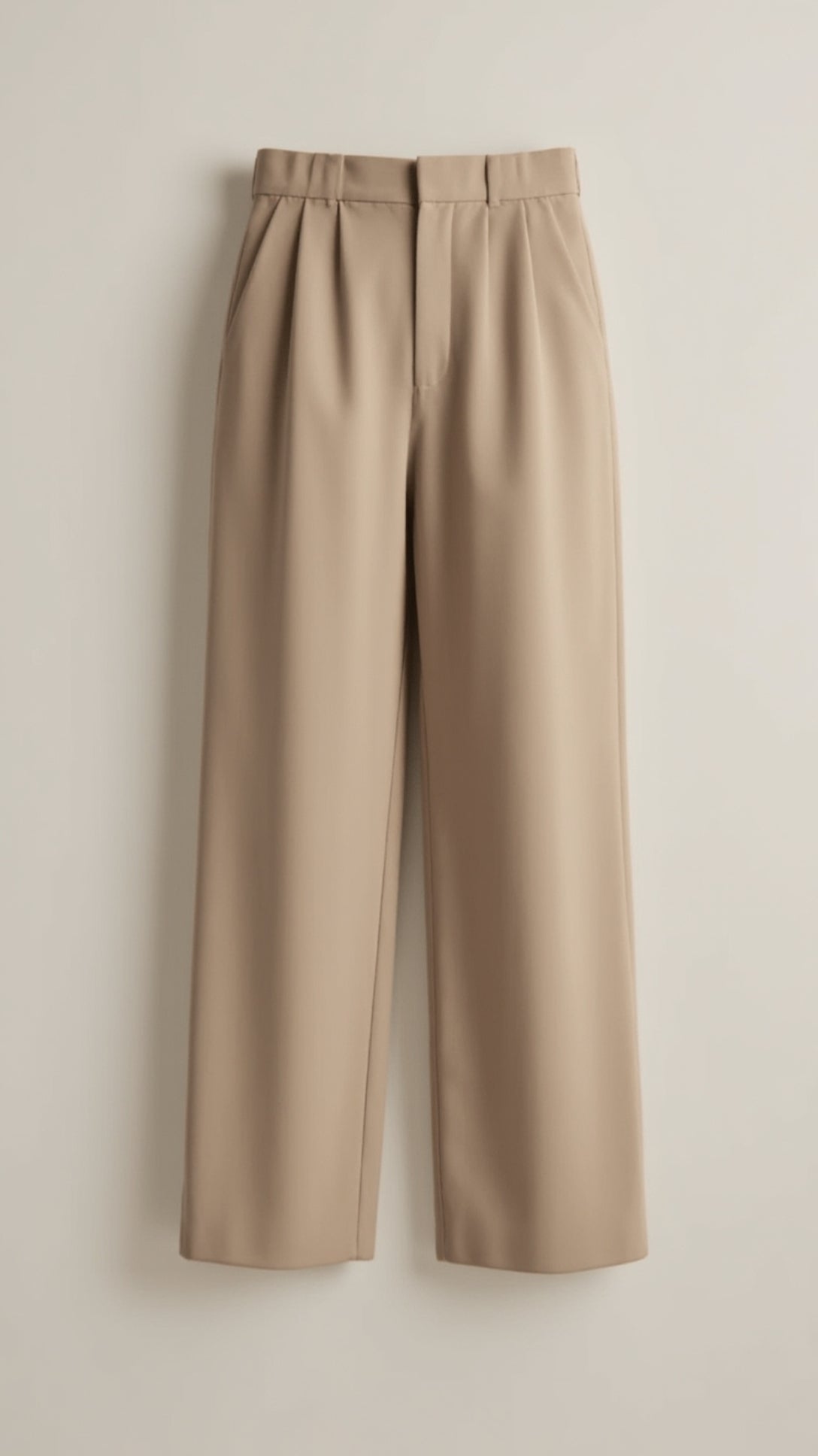 Women's High Waist Front-Pleated Flowing Wide-Leg Pants