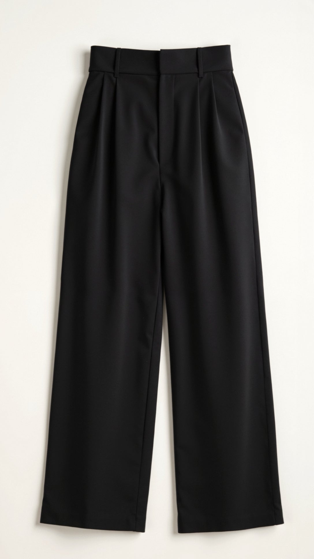 Women's High Waist Front-Pleated Flowing Wide-Leg Pants