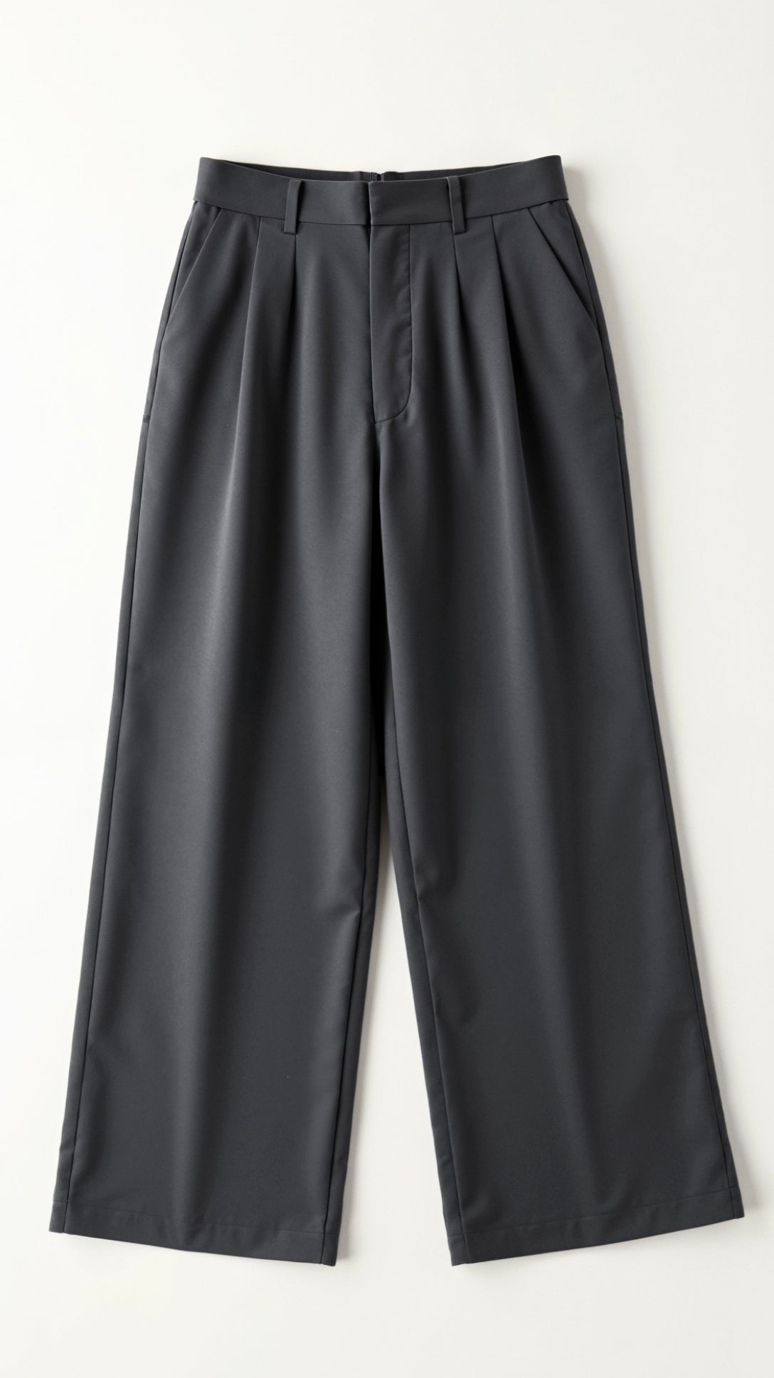 Women's High Waist Front-Pleated Flowing Wide-Leg Pants