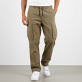 Men's Loose-Fit Utility Cotton Cargo Sweatpants