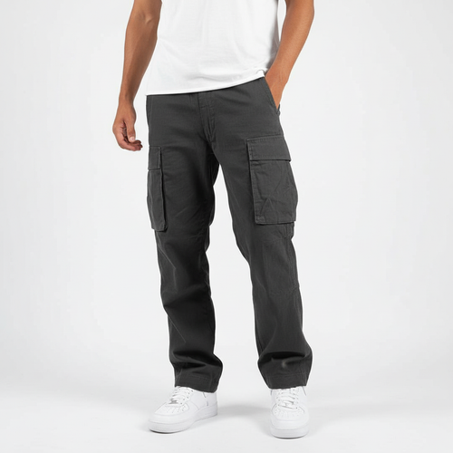 Men's Breathable Cotton Relaxed Cut Cargo Pants