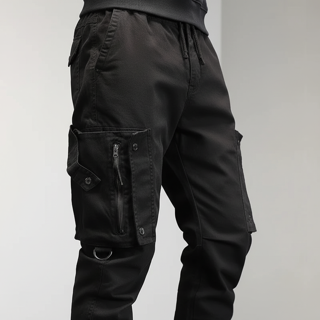 Men's Stretch Slim Utility Cargo Jogger Pants
