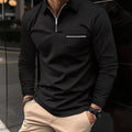 Men's Cotton Blend Full Sleeve Warm Polo Shirt