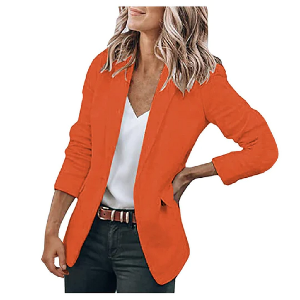 Women's Tailored Open-Front Office Blazer