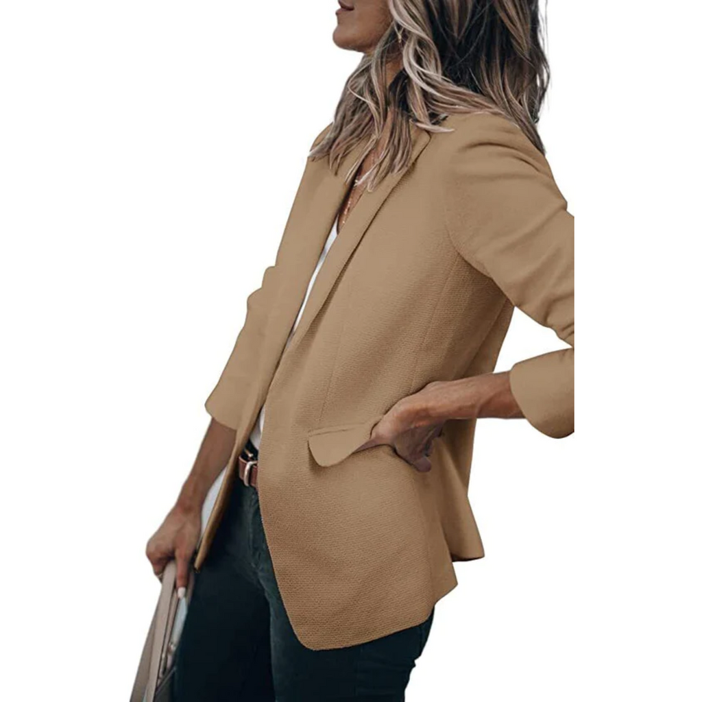 Women's Tailored Open-Front Office Blazer