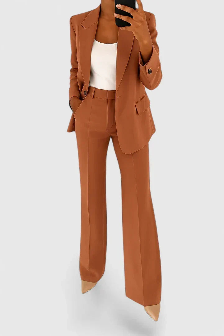 Women's Formal Workday Tailored Two Piece Suit