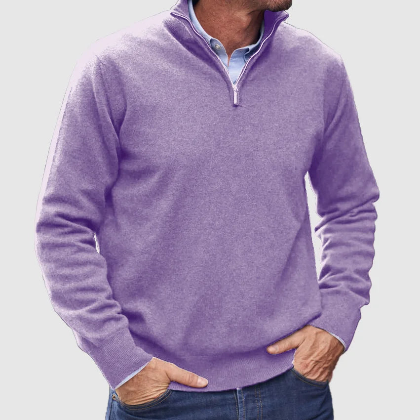 Men's Office to Weekend Quarter Zip Knit Pullover