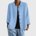 Women's Cotton Button-Front Layering Shirt Jacket