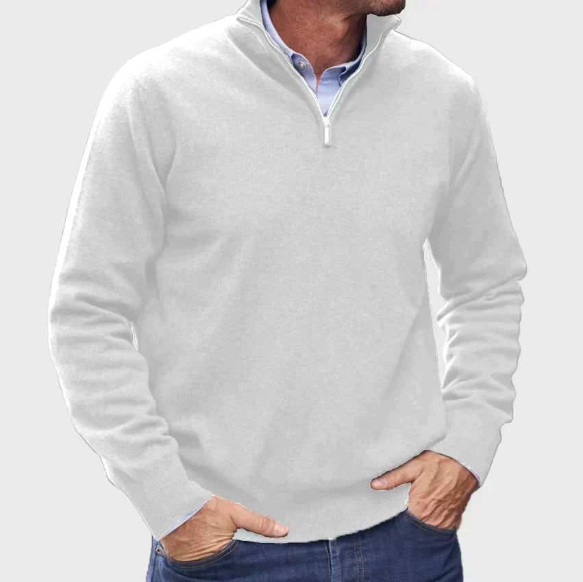 Men's Office to Weekend Quarter Zip Knit Pullover