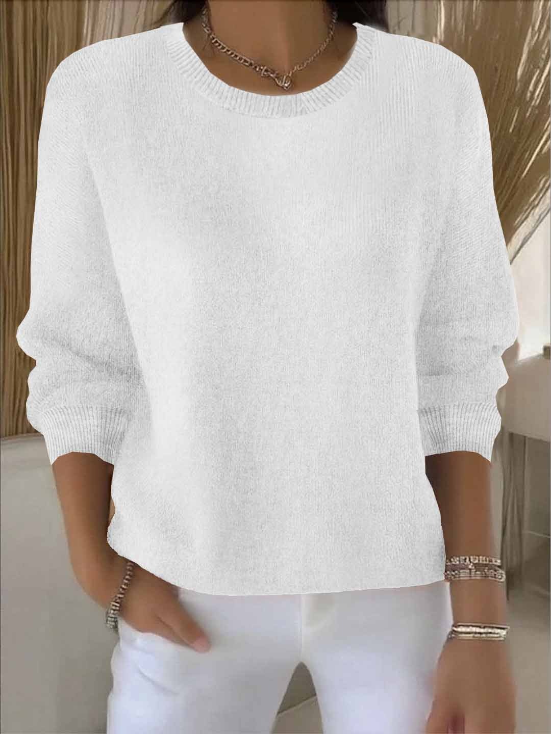 Women's Dressy Soft Knit Pullover for Everyday Wear