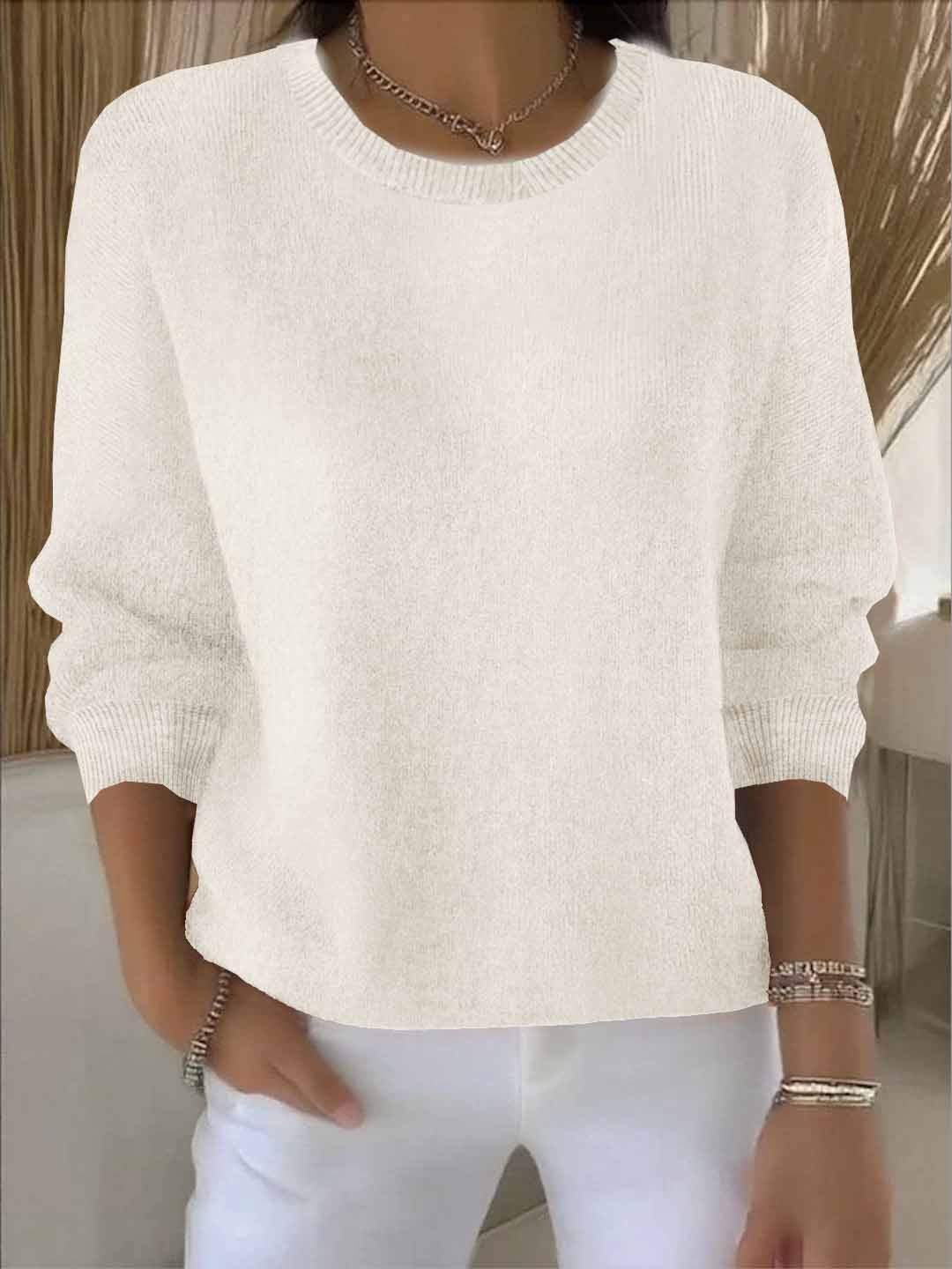 Women's Dressy Soft Knit Pullover for Everyday Wear