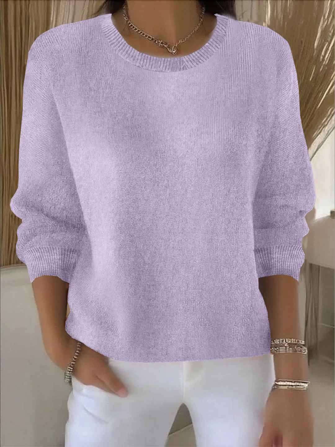 Women's Dressy Soft Knit Pullover for Everyday Wear