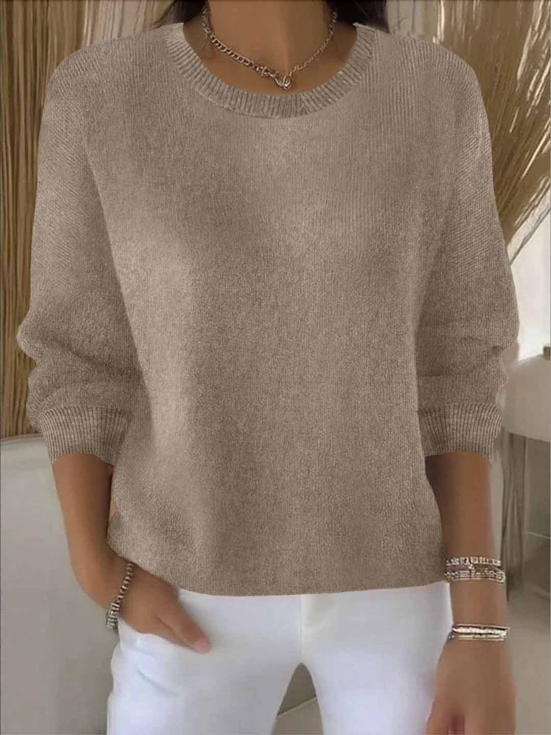 Women's Dressy Soft Knit Pullover for Everyday Wear