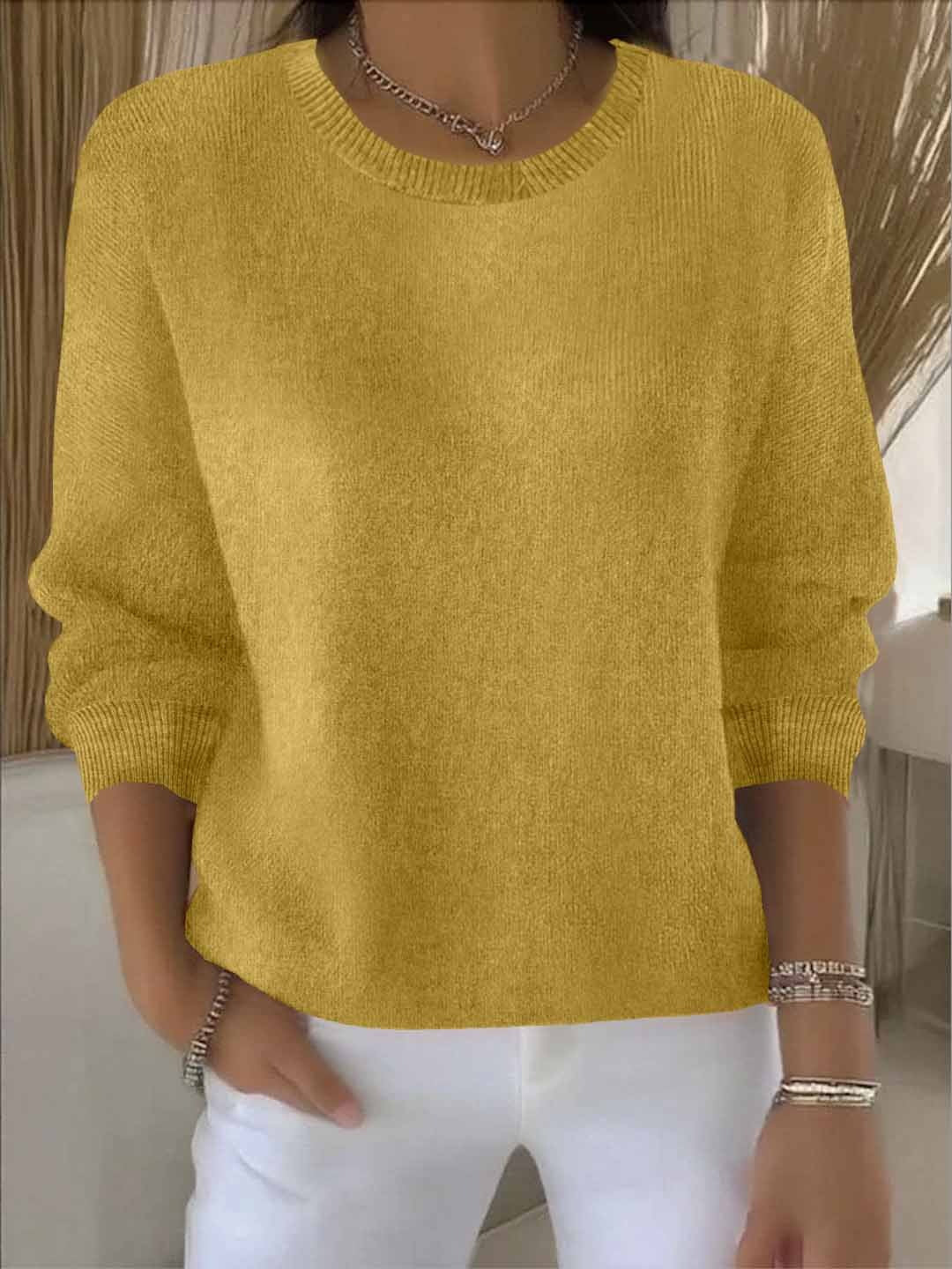 Women's Dressy Soft Knit Pullover for Everyday Wear