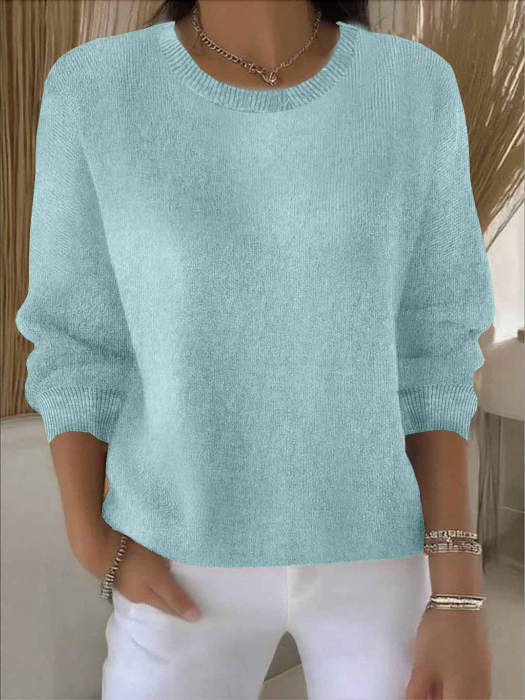 Women's Dressy Soft Knit Pullover for Everyday Wear