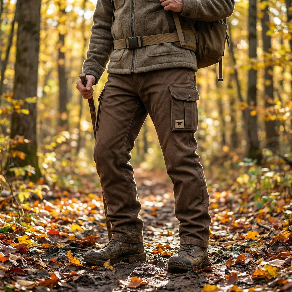 Men's Tapered Slim Cut Utility Cargo Pants