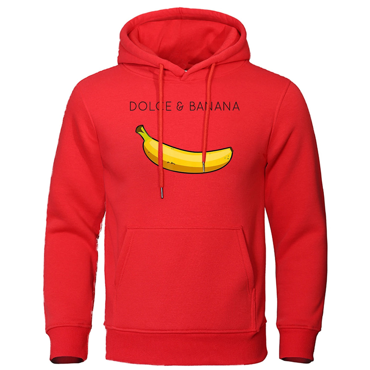 Men's Bold Front Print Everyday Pullover Hoodie