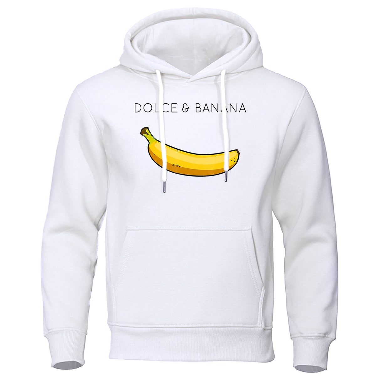 Men's Bold Front Print Everyday Pullover Hoodie