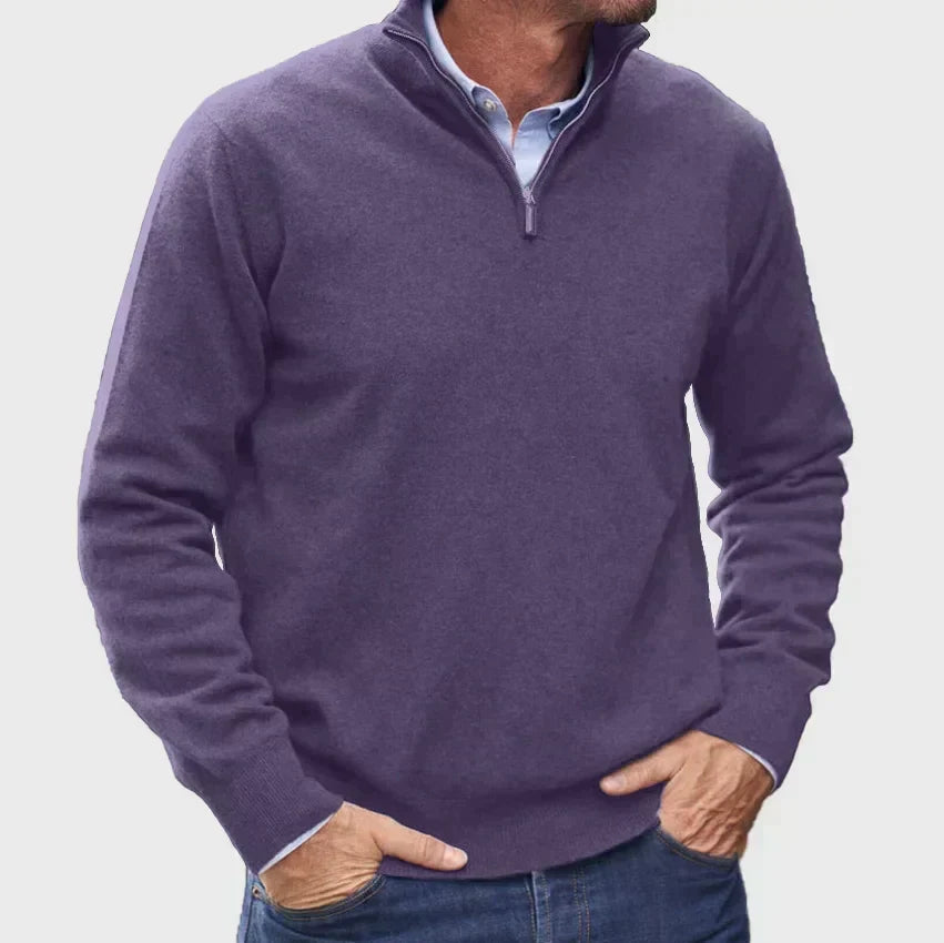 Men's Office to Weekend Quarter Zip Knit Pullover
