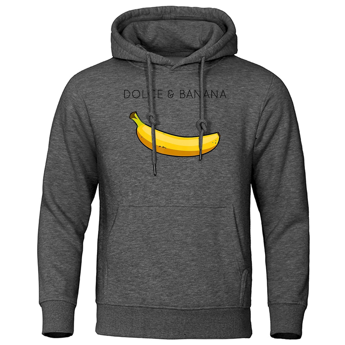 Men's Bold Front Print Everyday Pullover Hoodie