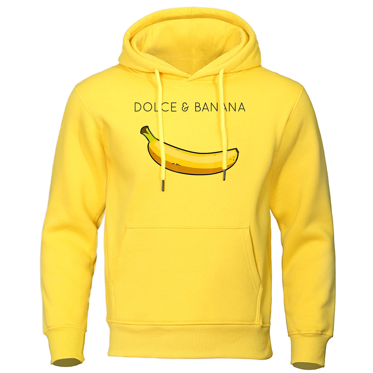 Men's Bold Front Print Everyday Pullover Hoodie
