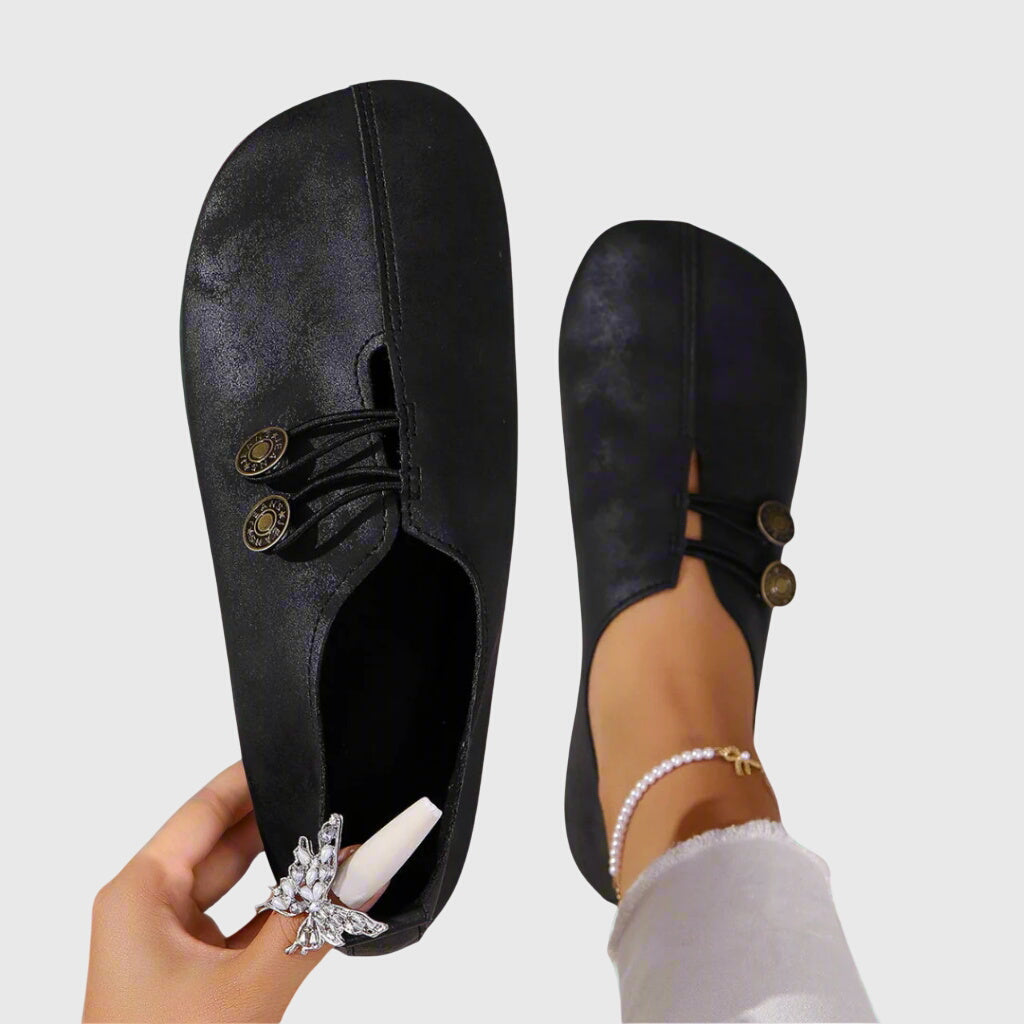 Women's Easy Rounded Toe Orthopedic Ballet Slippers Flats