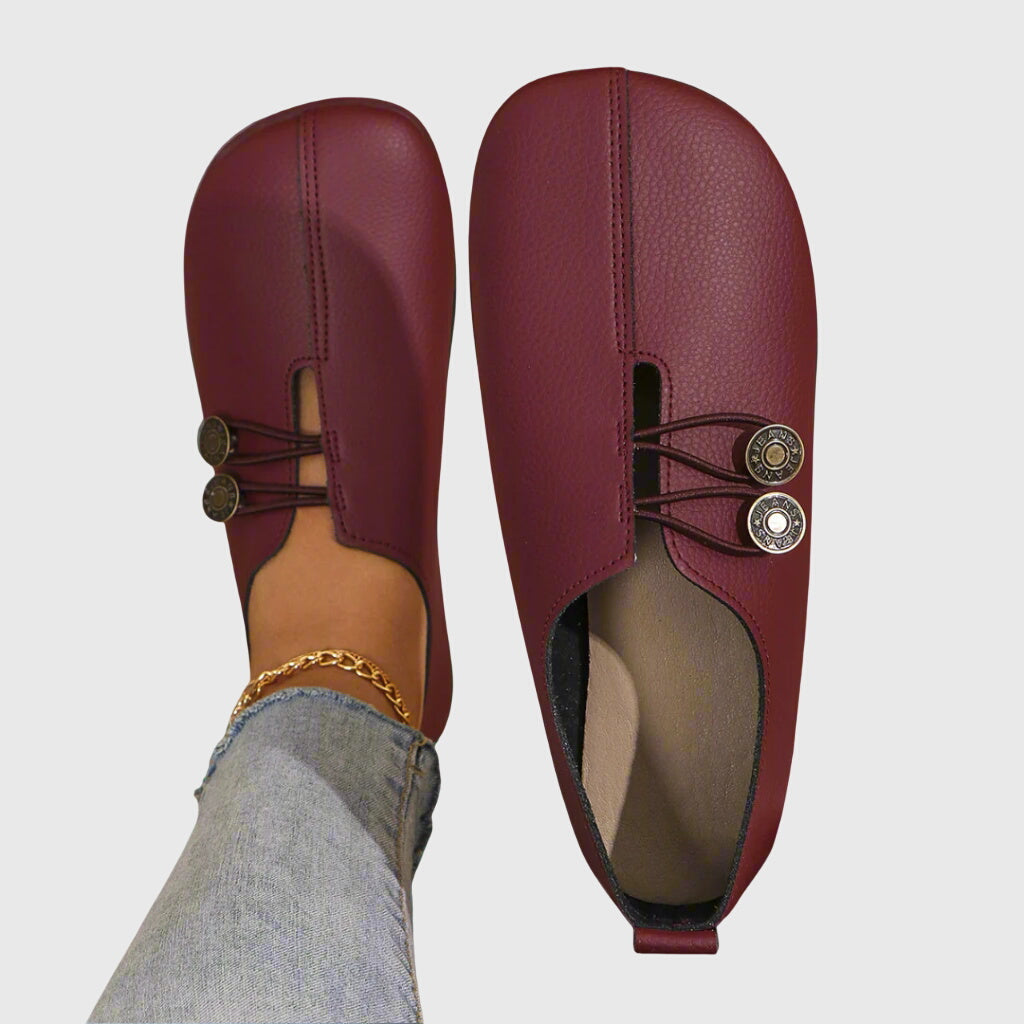 Women's Easy Rounded Toe Orthopedic Ballet Slippers Flats