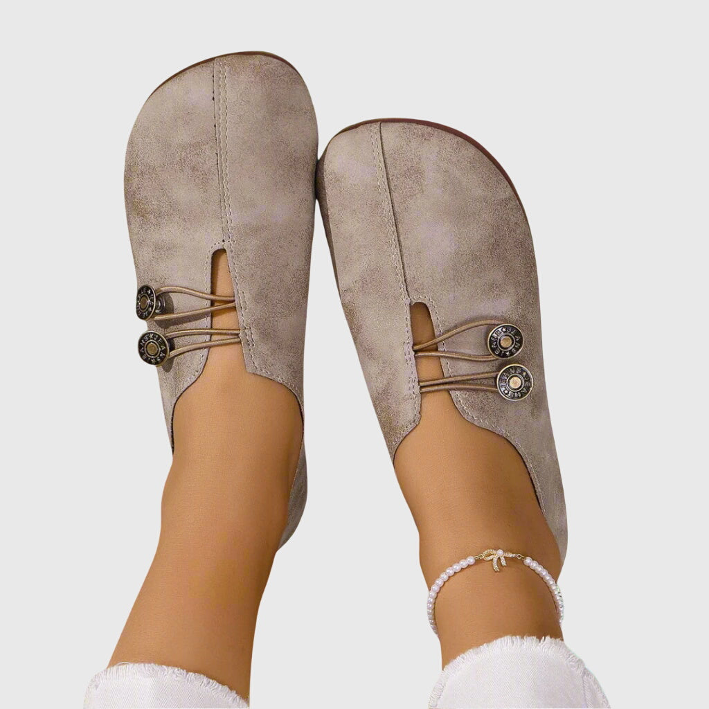 Women's Easy Rounded Toe Orthopedic Ballet Slippers Flats
