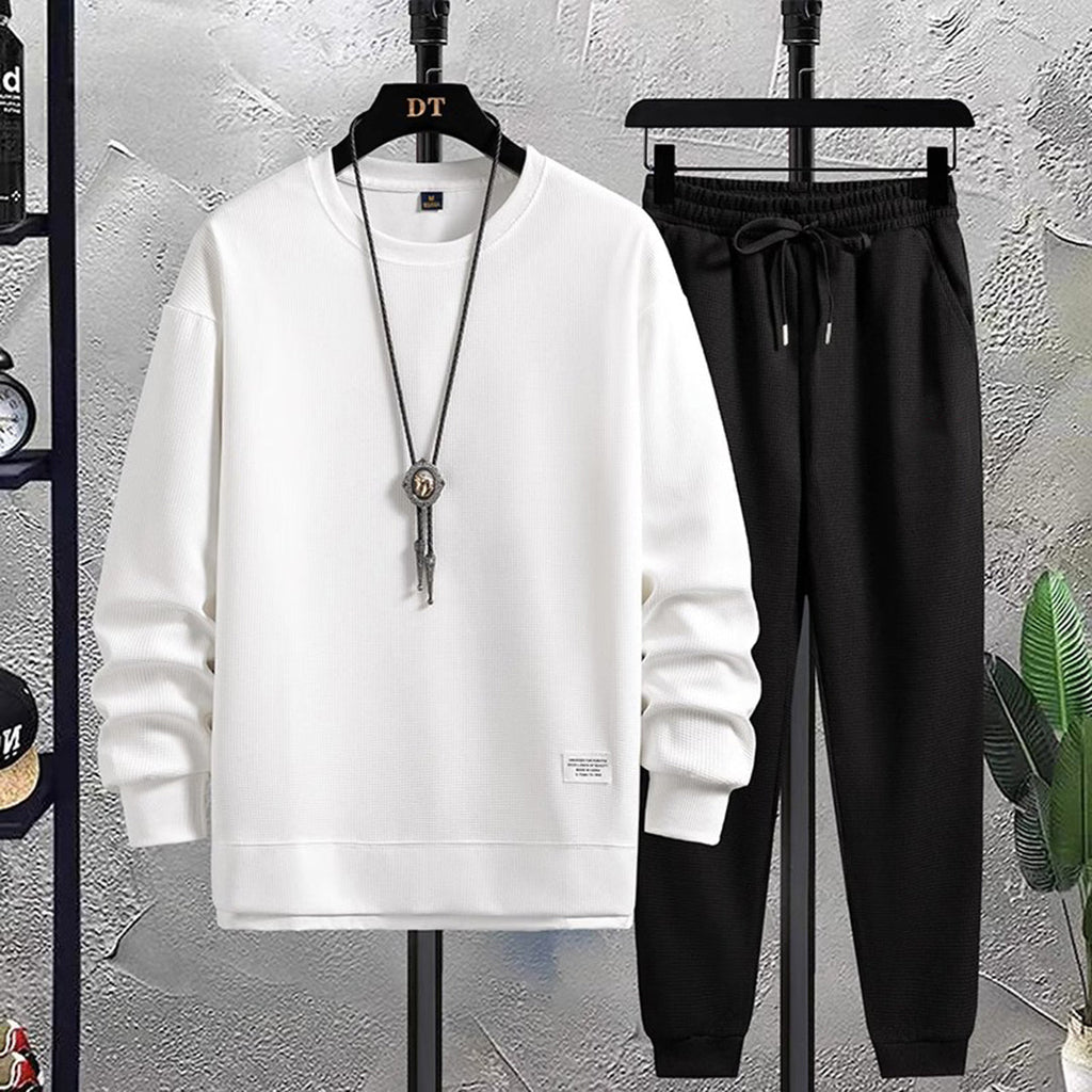 Men's Everyday Crew Neck Sweatshirt Jogger Set