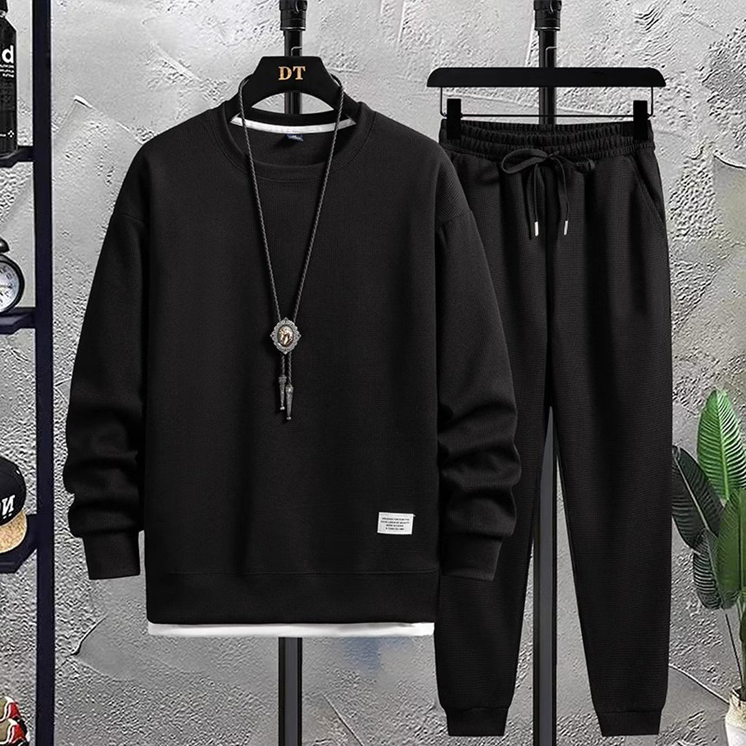 Men's Everyday Crew Neck Sweatshirt Jogger Set