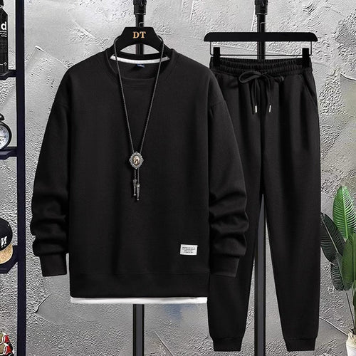 Men's Everyday Crew Neck Sweatshirt Jogger Set