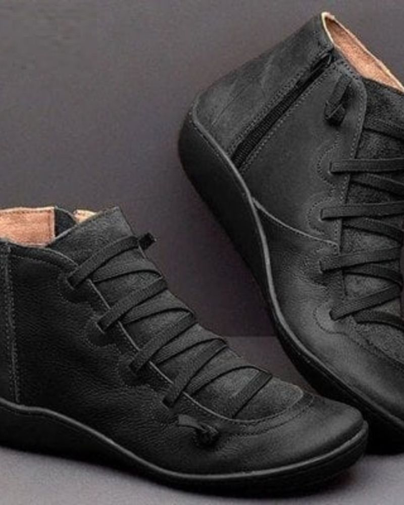 Women's Premium Leather Supportive Everyday Boots