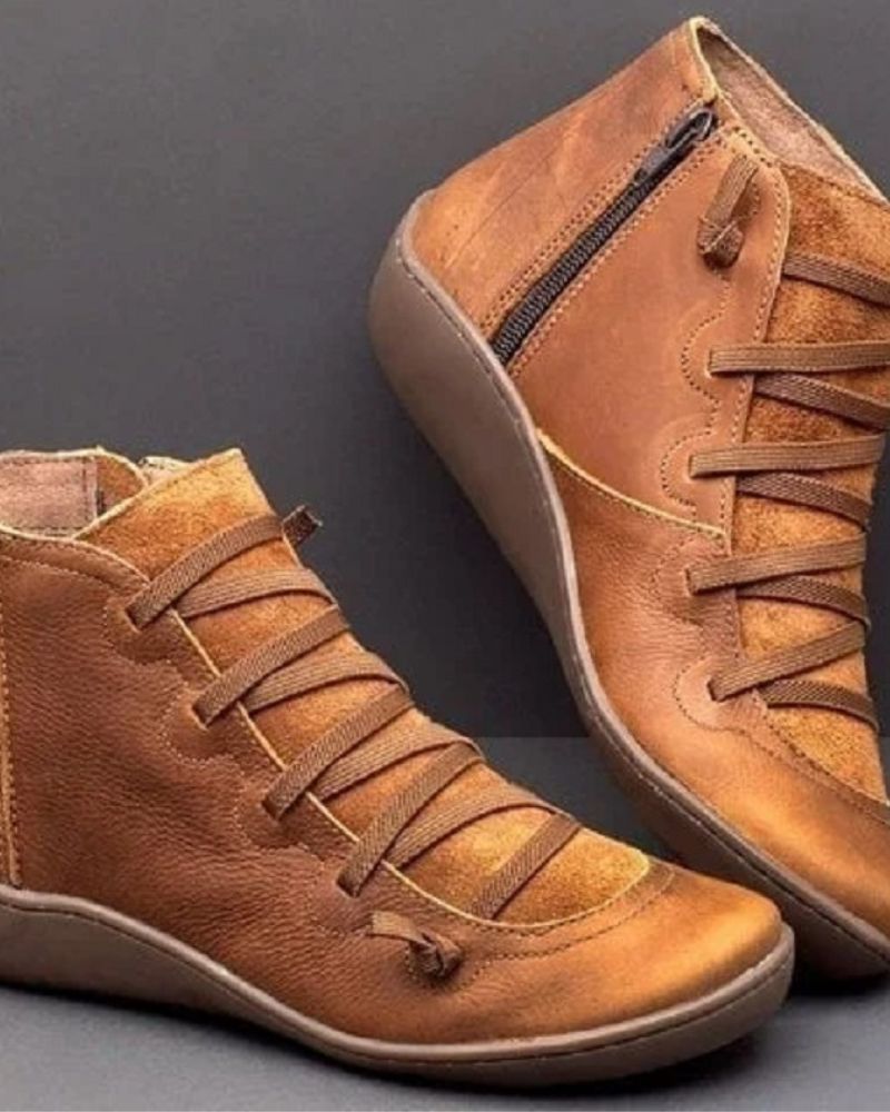 Women's Premium Leather Supportive Everyday Boots