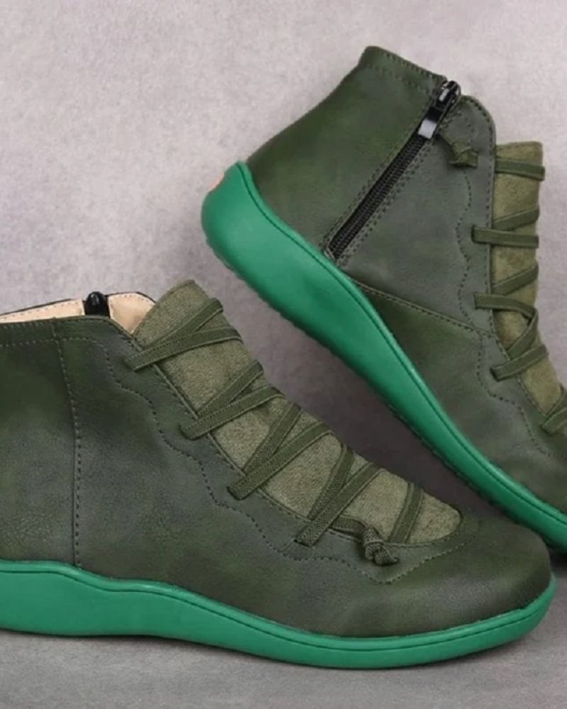Women's Premium Leather Supportive Everyday Boots