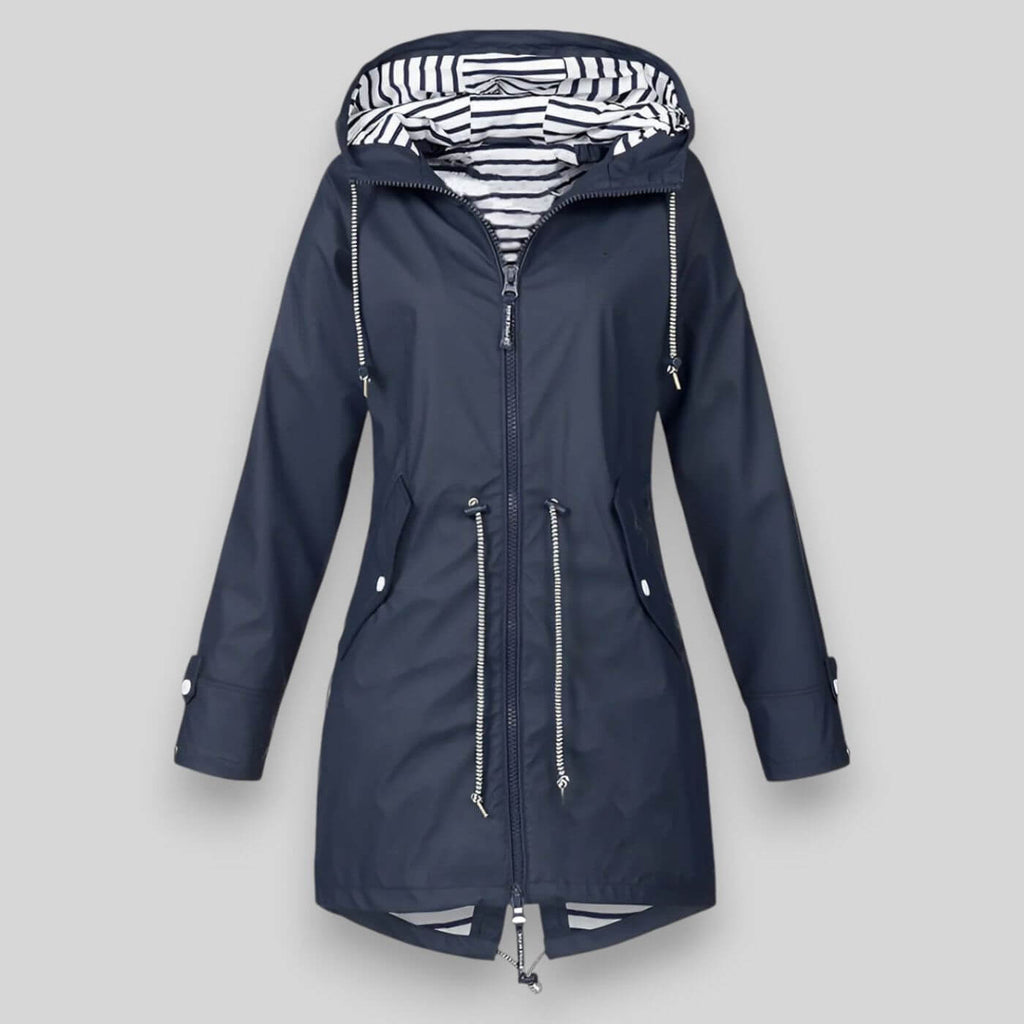 Women's Zip-Front Hooded Straight Cut Parka